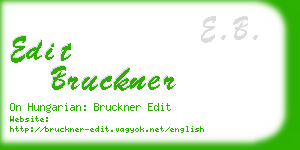 edit bruckner business card